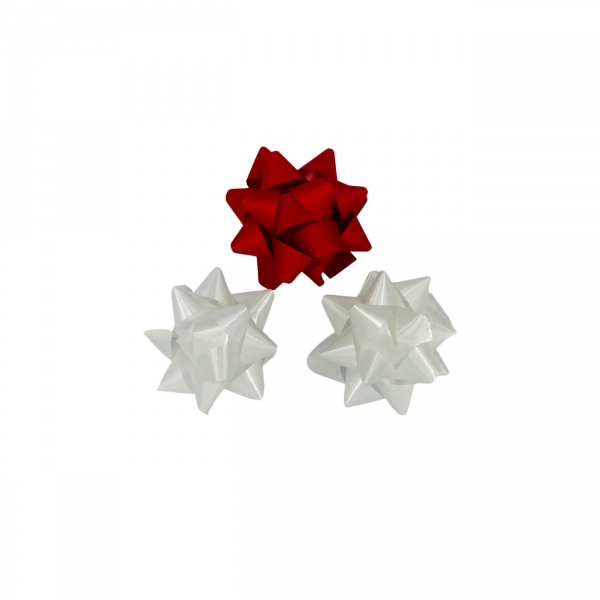 Rosetid "Punane ja Valged" Ø 8cm