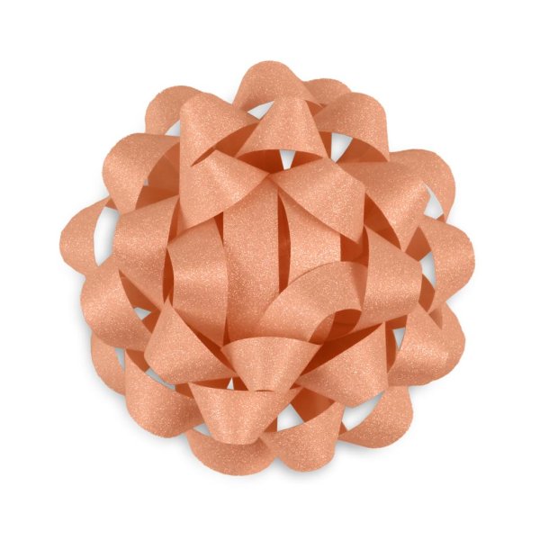 Rosett glitter "Kuldne roosa"