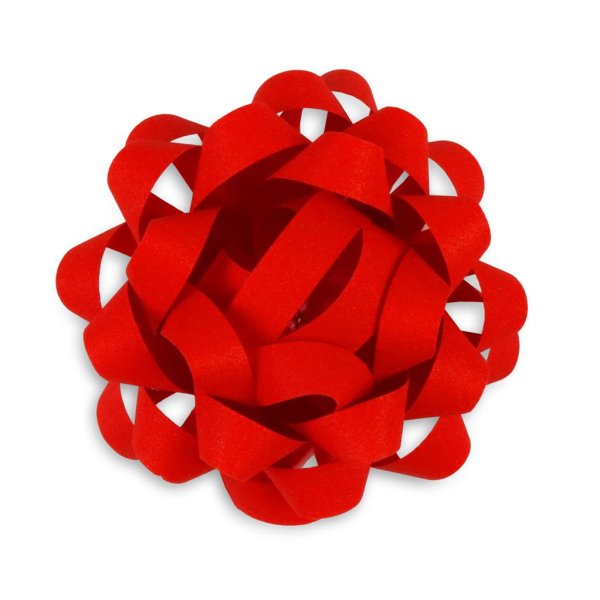 Rosett glitter "Punane"