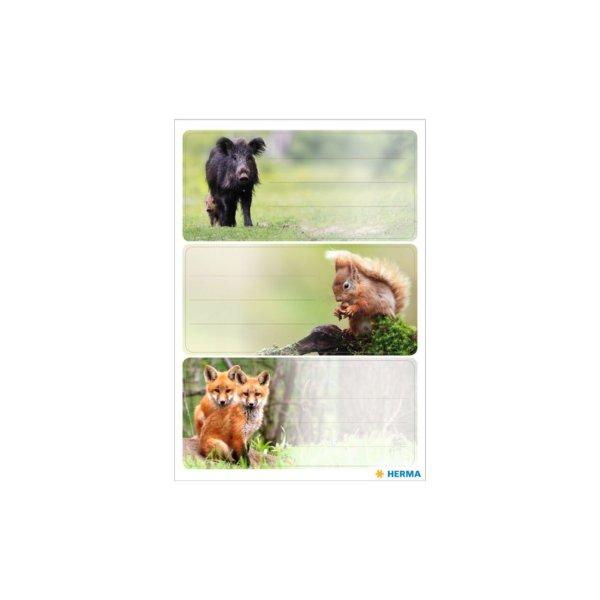 Kleebis etikett "Metsaloomad"