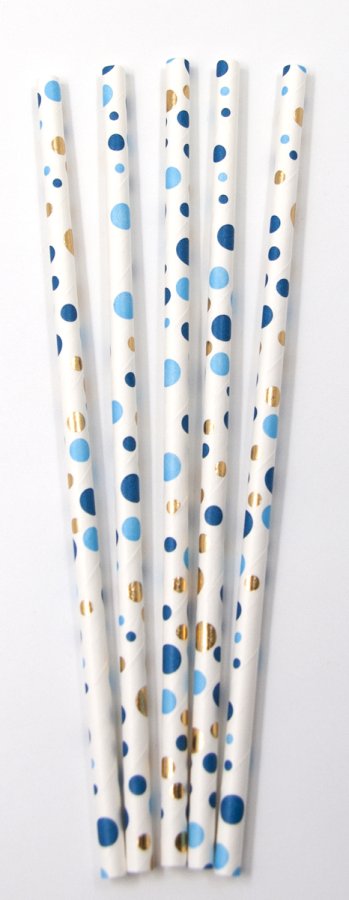 Paberkõrred "Sinise ja kuldse täpiga"