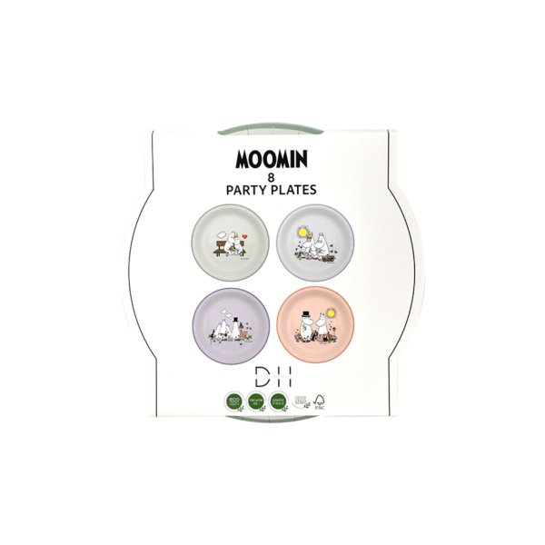 Suured papptaldrikud "Muumid"