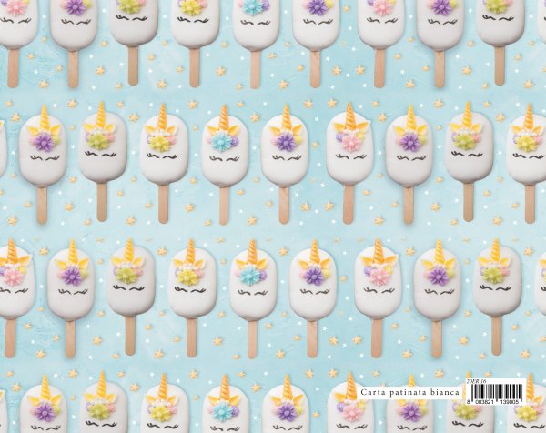 Vihikupaber 70x100cm - Ükssarviku jäätis