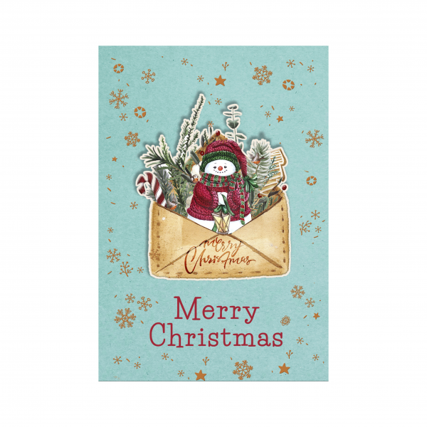 Jõulu origami kaart "Merry Christmas"