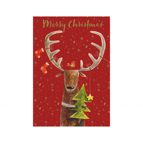 Jõulu origami kaart "Merry Christmas"