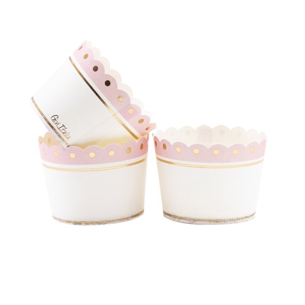 Suupistetopsid "Kuldsed täpid roosal"