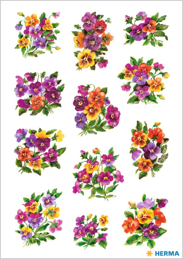 Kleebis "Lillekimbud"