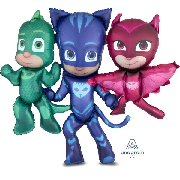 Fooliumist õhus kõndiv õhupall "PJ Masks"