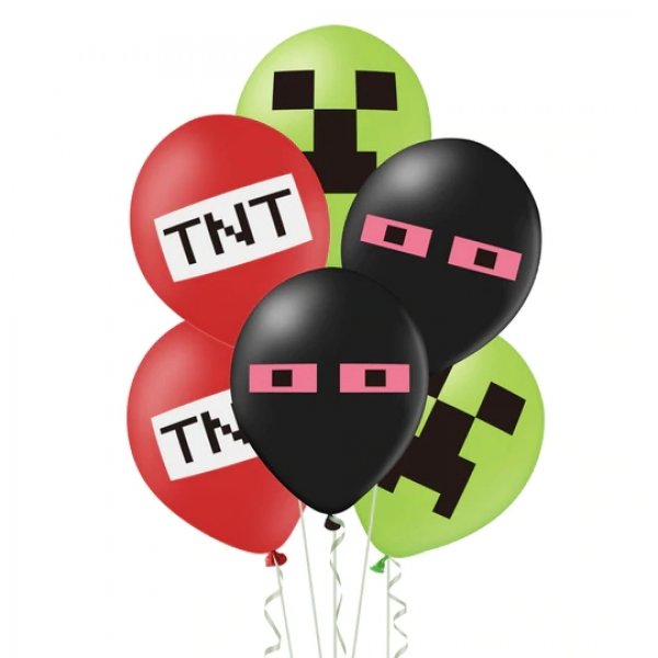 Õhupallid "Minecraft TNT"