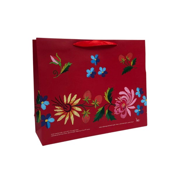 Kinkekott - XL suurus horisontaalne "Lihula roositud seelik"