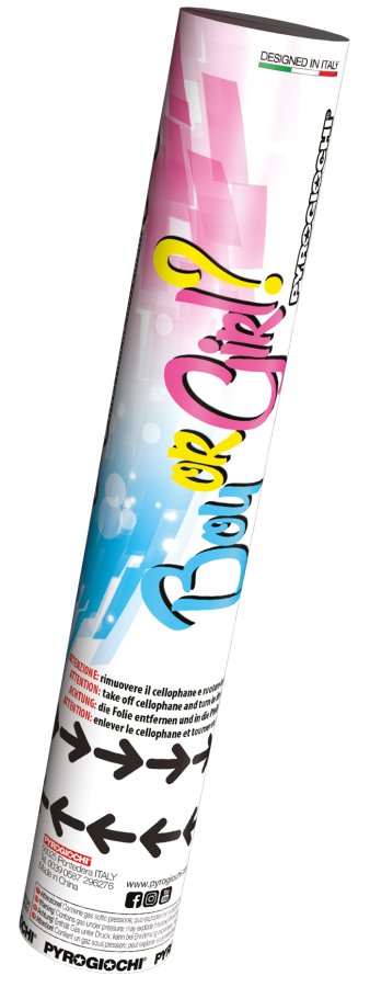 Konfetikahur 30cm "Roosa beebipidu"