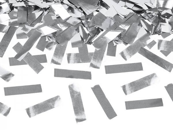 Konfetikahur 30cm "Hõbedane"