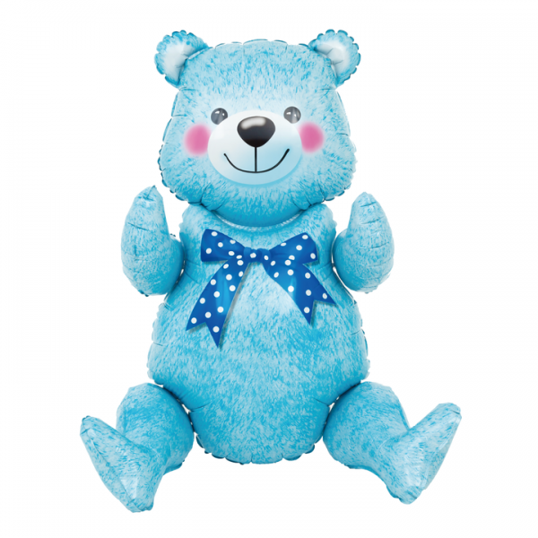 Fooliumist õhupall "4D Sinine karu"