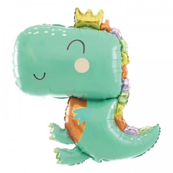 Fooliumist õhupall "Dinosaurus krooniga"