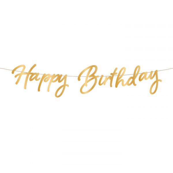 Bänner "Happy Birthday"