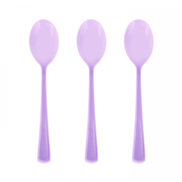 Plastik lusikad "Lillad"