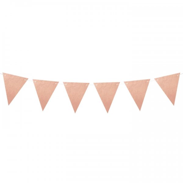 Bänner "Kuldsed roosad lipukesed"