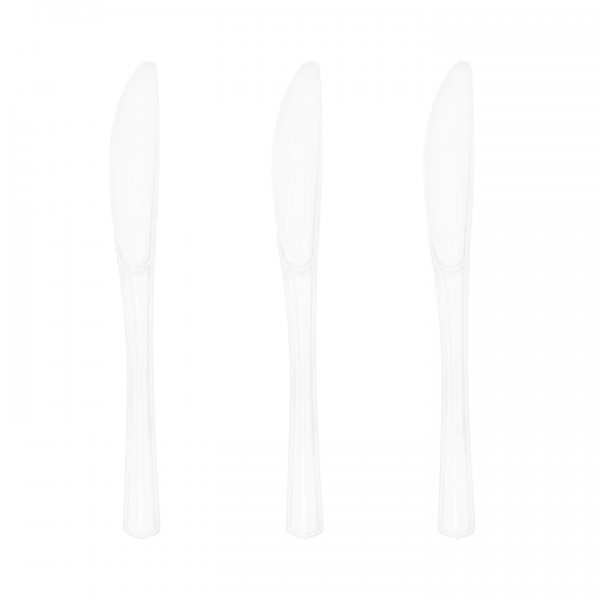 Plastik noad "Valged"