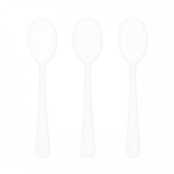 Plastik lusikad "Valged"