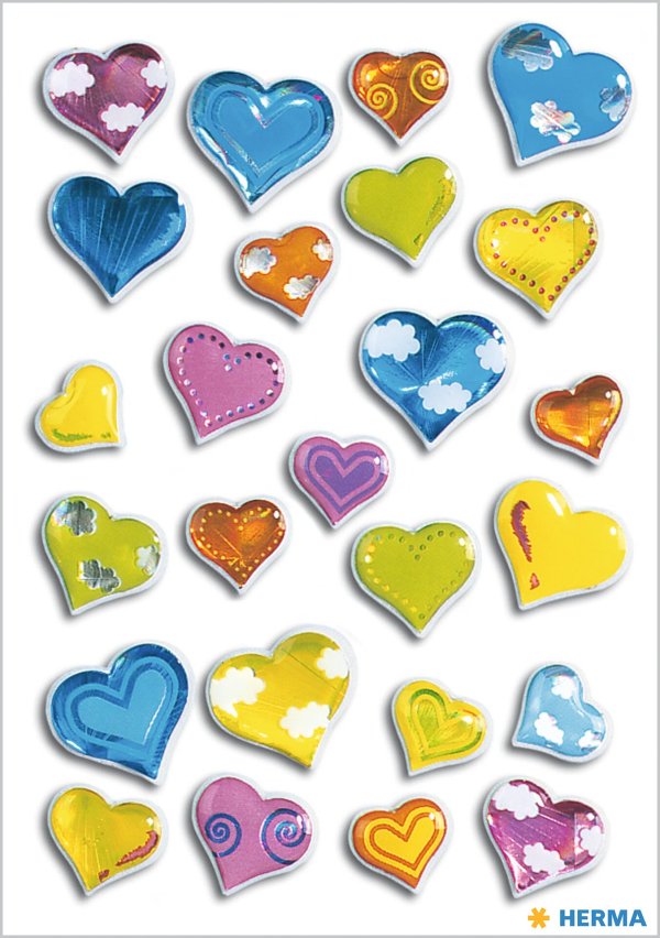 Kleebis "Taeva südamed"