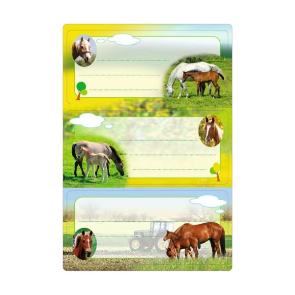 Kleebis etikett "Hobused"