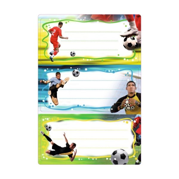 Kleebis etikett "Jalgpall"