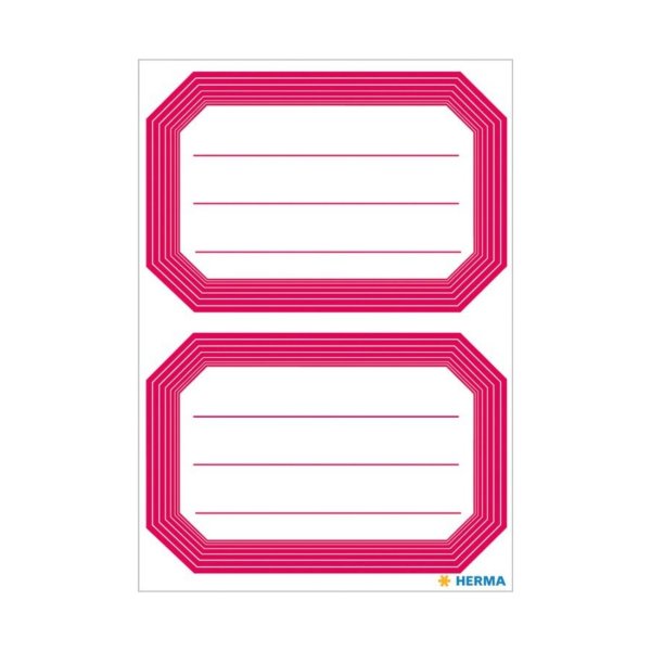 Kleebis etikett "Punane raam"