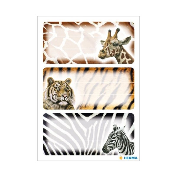 Kleebis etikett "Aafrika loomad"