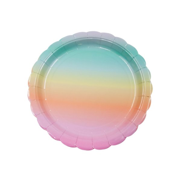 Suured papptaldrikud "Makroon"