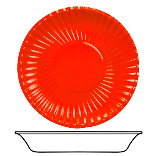 Suured papptaldrikud "Punased"