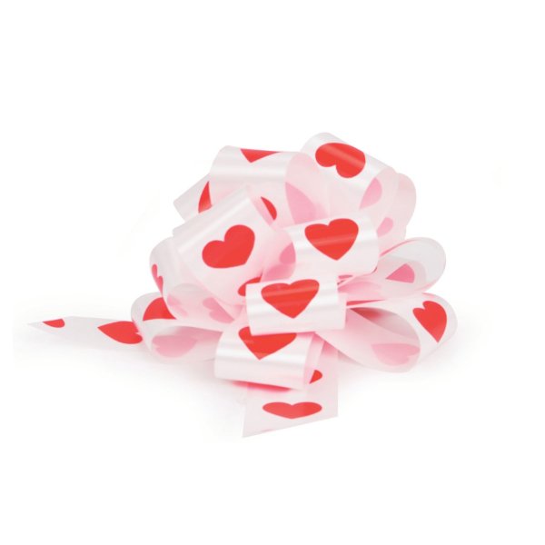 Suur rosett "Punase südamega"