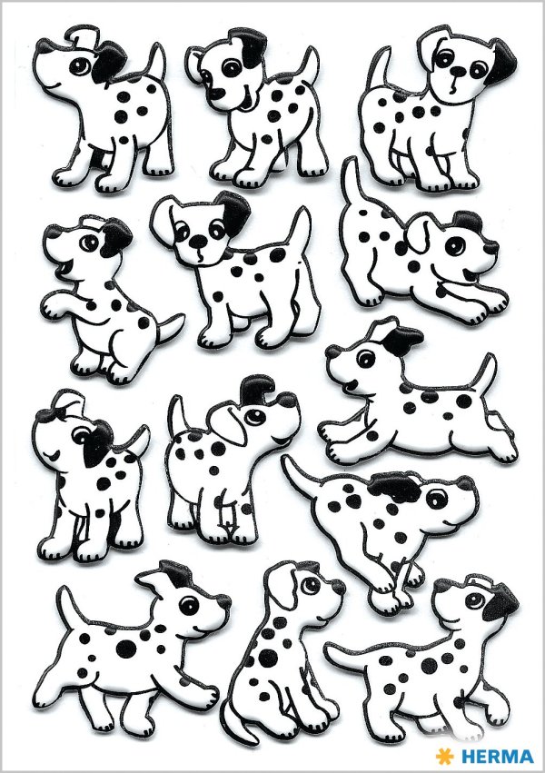 Kleebis "Dalmaatsia koerad"