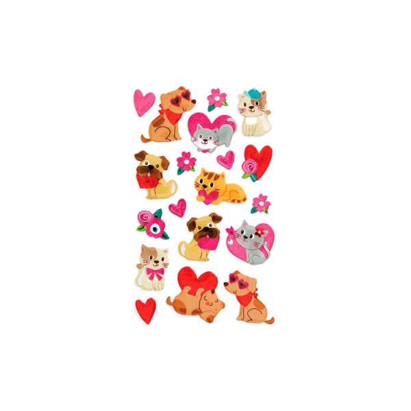 Kleebis "Kassid ja koerad"