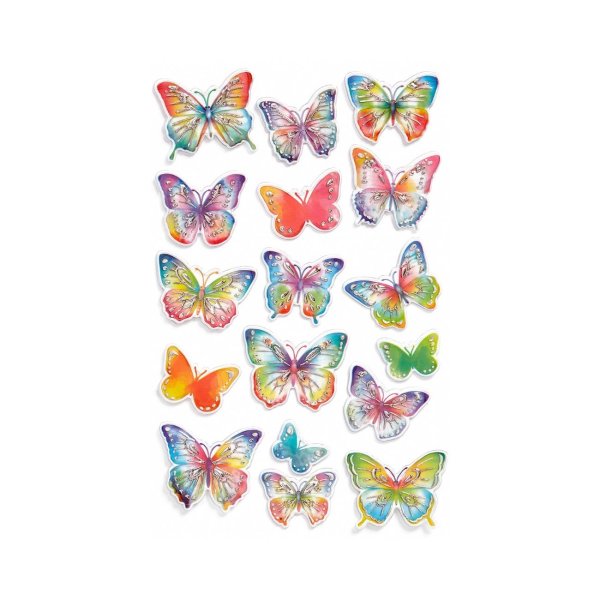 Kleebis "Värvilised liblikad"