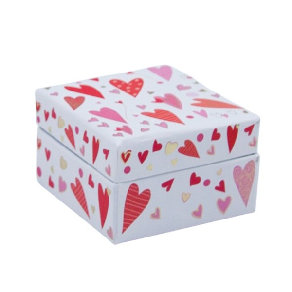 Kinkekarp "Red Hearts"