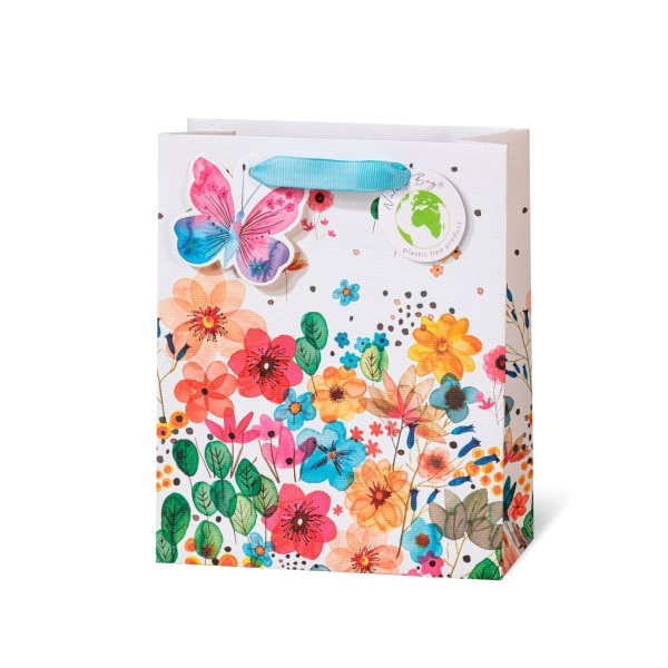 Keskmine kinkekott "Blumenwiese"