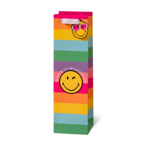 Pudeli kinkekott "Smiley"