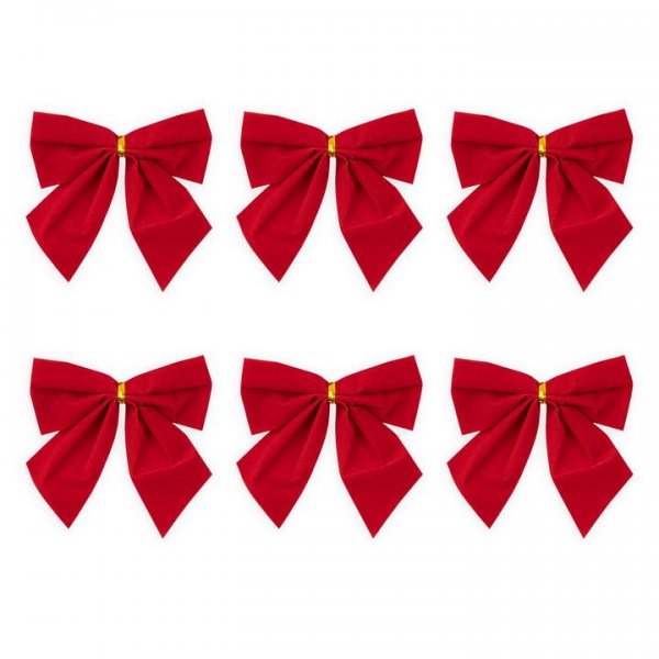 Dekoratsioon lips sametist keskmine "Punane"