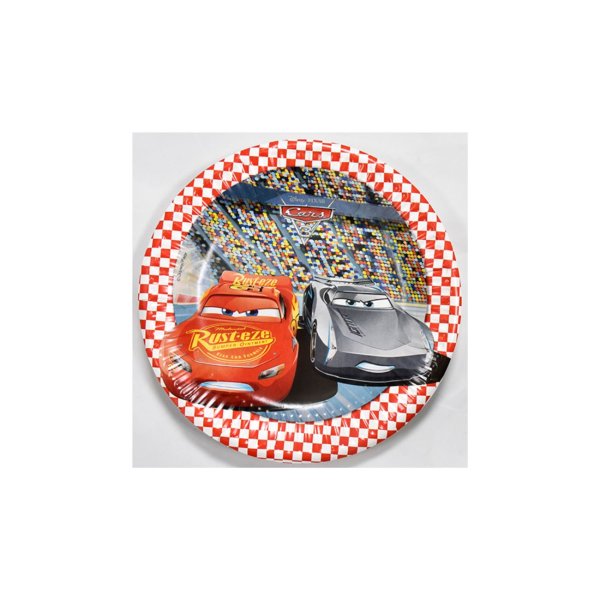 Suured papptaldrikud "Autod"