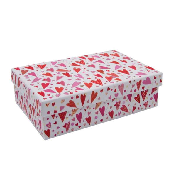 Kinkekarp "Red Hearts"