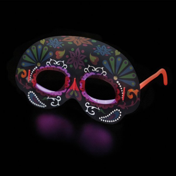 Mask "Pimedas helendav must dekoratiiv"