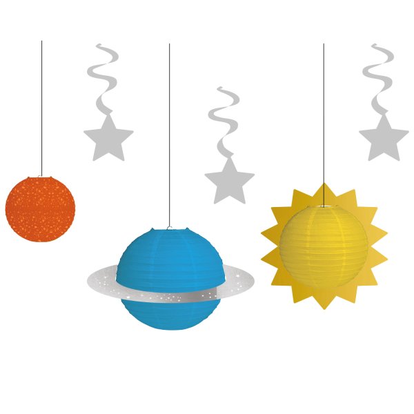 Riputatav dekoratsioon "Space Party"