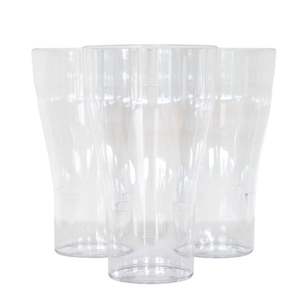 Korduvkasutatav plastikust joogiklaas "Läbipaistev"