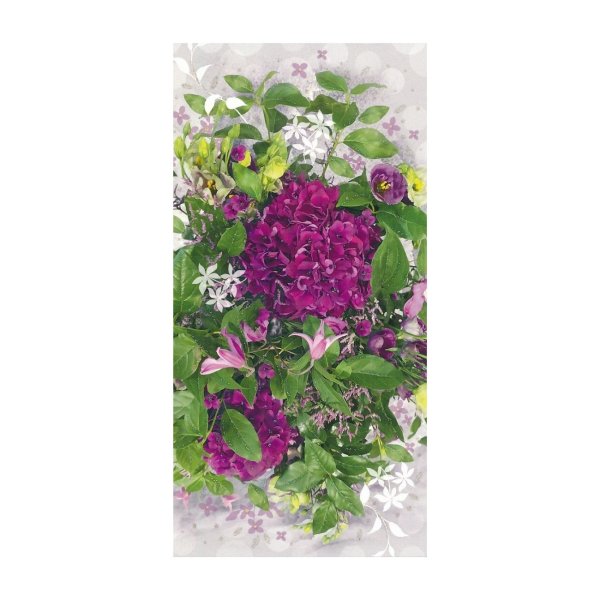 Õnnitluskaart "Sügisene lillekimp hortensiaga"