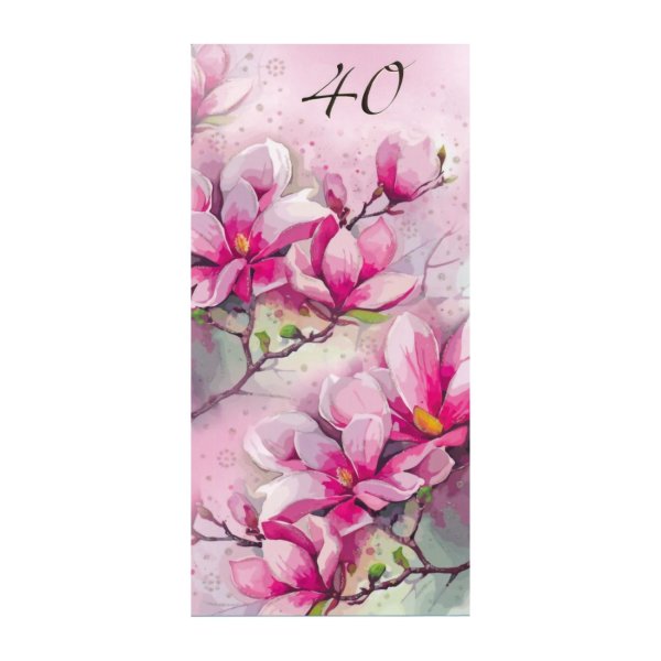 Õnnitluskaart "Kirsioksad 40"