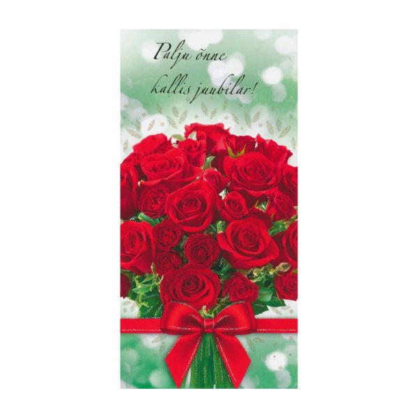 Õnnitluskaart "Palju õnne kallis juubilar!"