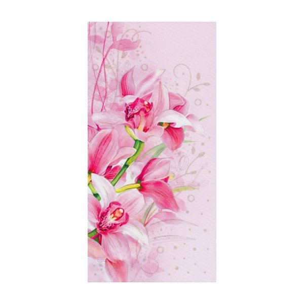 Õnnitluskaart "Roosad orhideed"