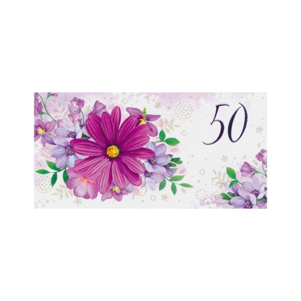 Õnnitluskaart "Gerbera 50"