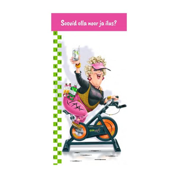 Õnnitluskaart "Soovid olla noor ja ilus?"