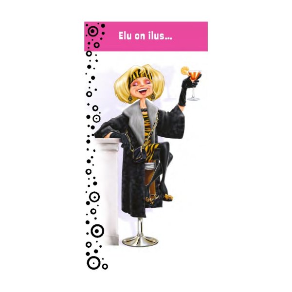 Õnnitluskaart "Elu on ilus